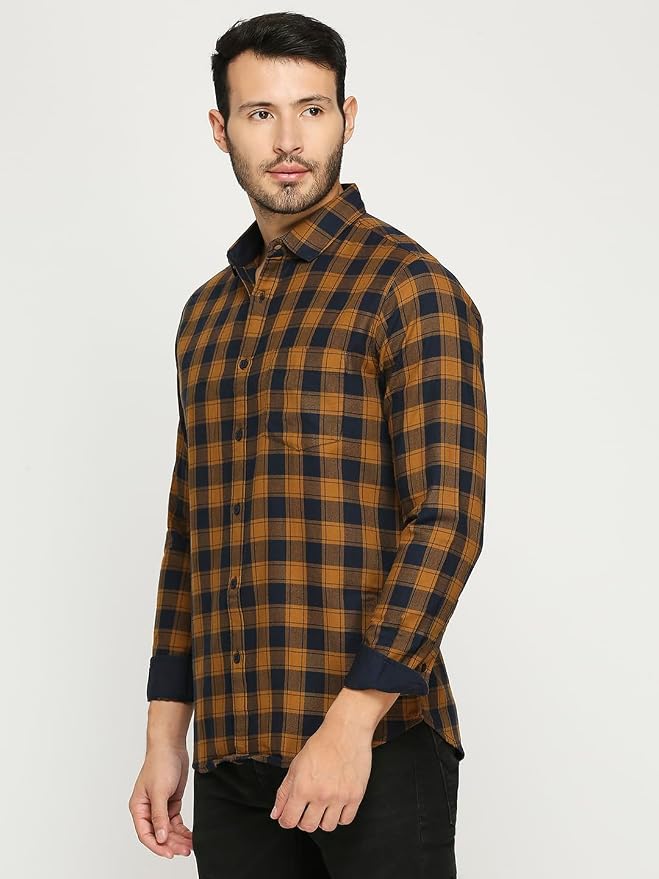 Tailored Gingham Check Slim Fit Shirt