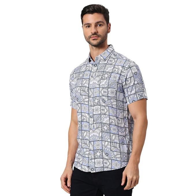 The Essential Geometric Mosaic Print Shirt