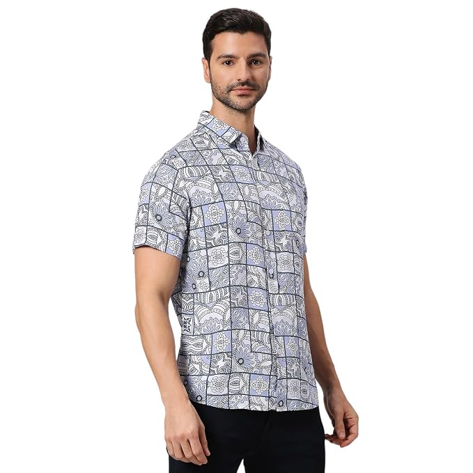 The Essential Geometric Mosaic Print Shirt