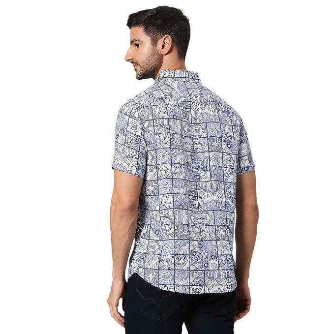 The Essential Geometric Mosaic Print Shirt