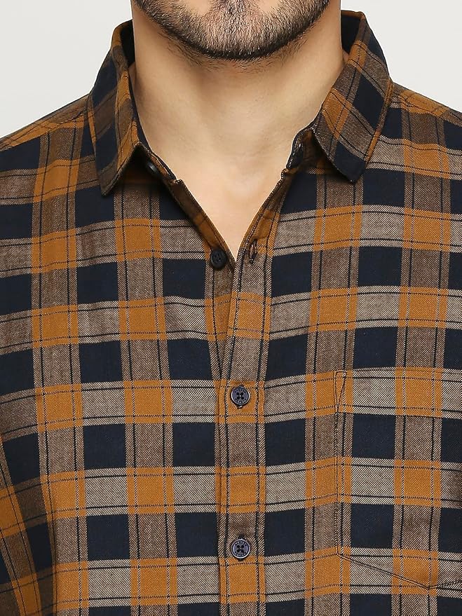 Tailored Gingham Check Slim Fit Shirt